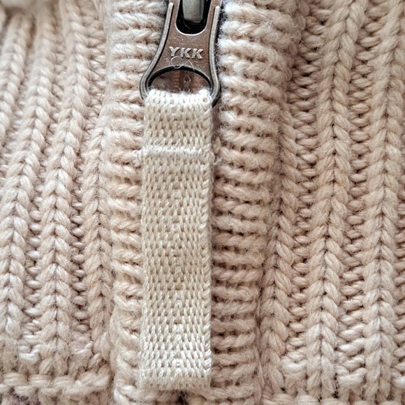 SUNICE STORMPACK WARM LINED CARDIGAN JACKET Sz M WOOL BLD YKK ZIP faux-sherling - Picture 7 of 11